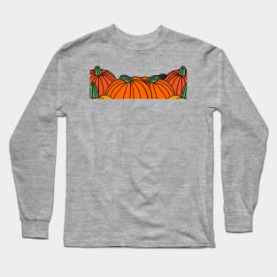 Dog visits the Pumpkin Patch Long Sleeve T-Shirt